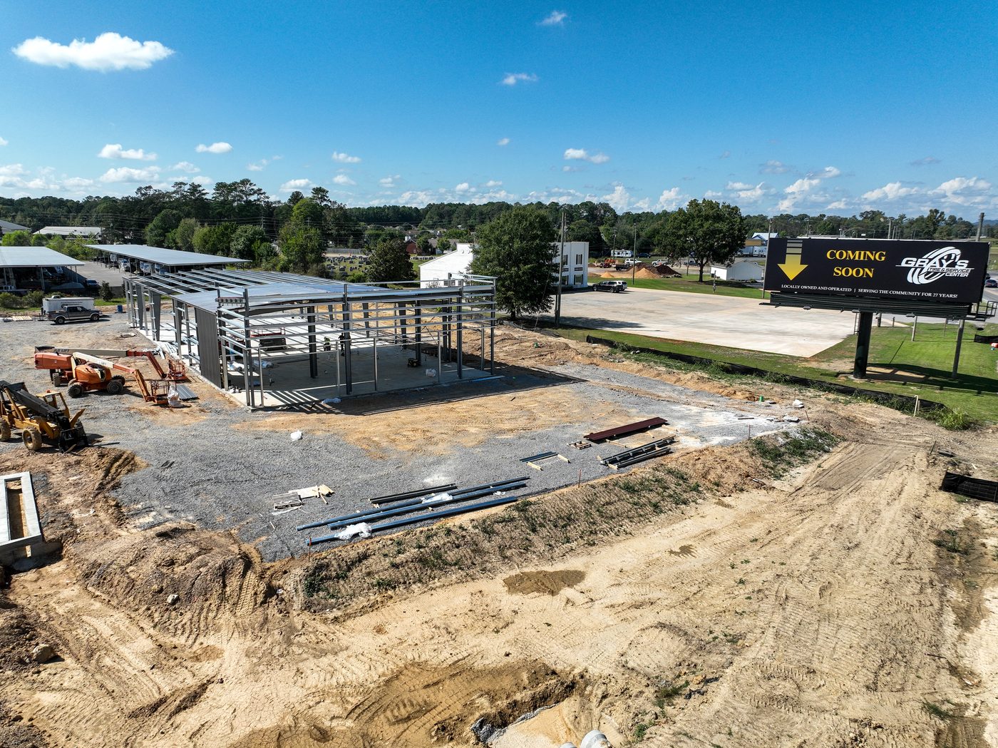 Metal building construction — Calera, AL