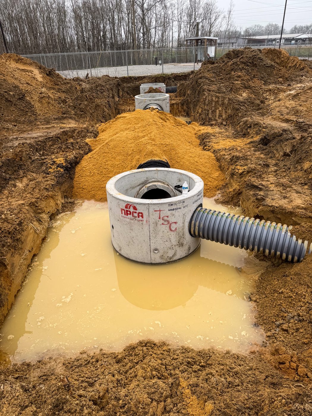Storm drainage and detention — Crown Construction